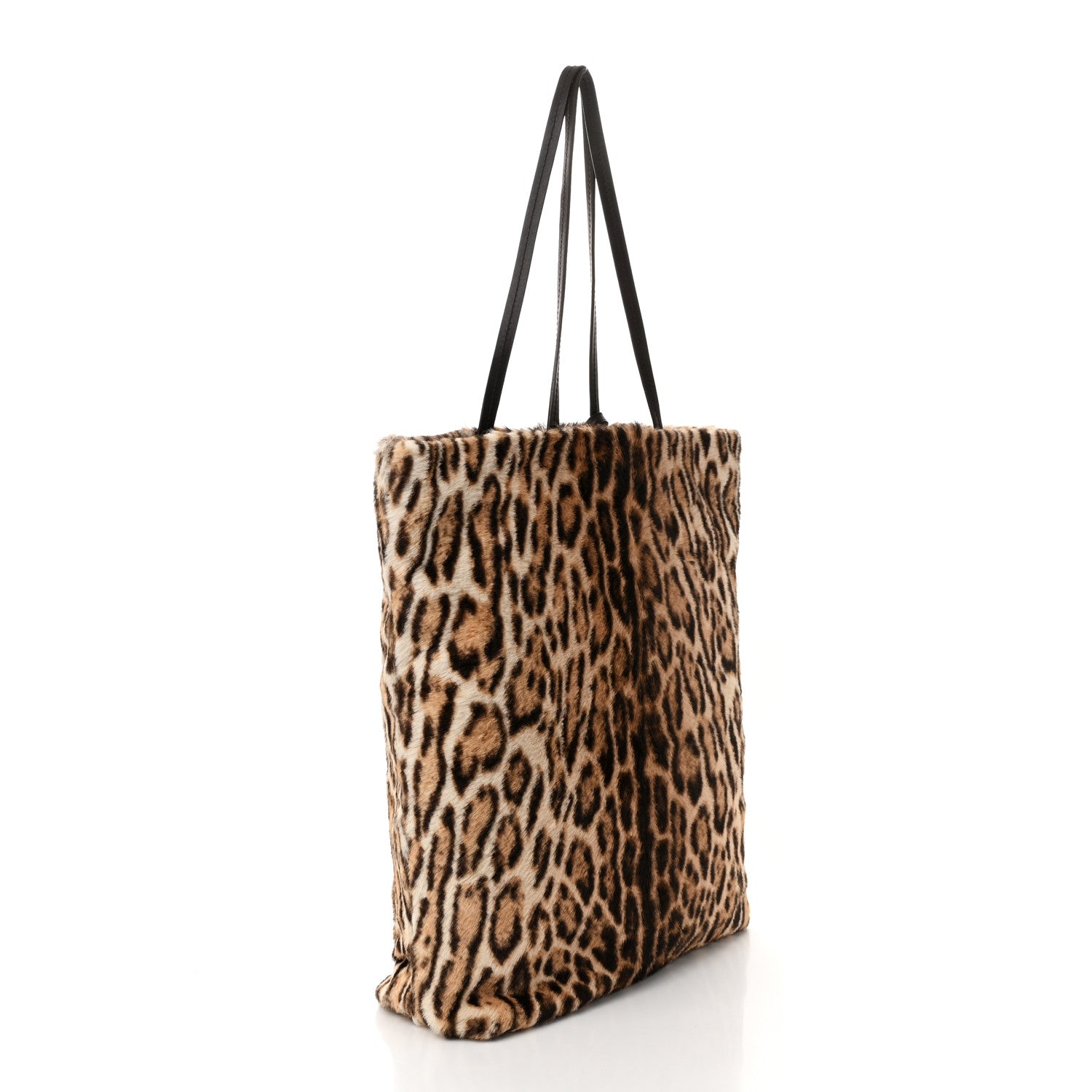 Saint Laurent Leopard Calf Hair Tote 3 of 10