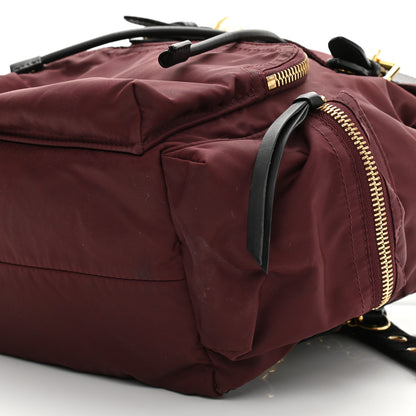 Burberry Nylon Small Rucksack Backpack Burgundy Red 10 of 11