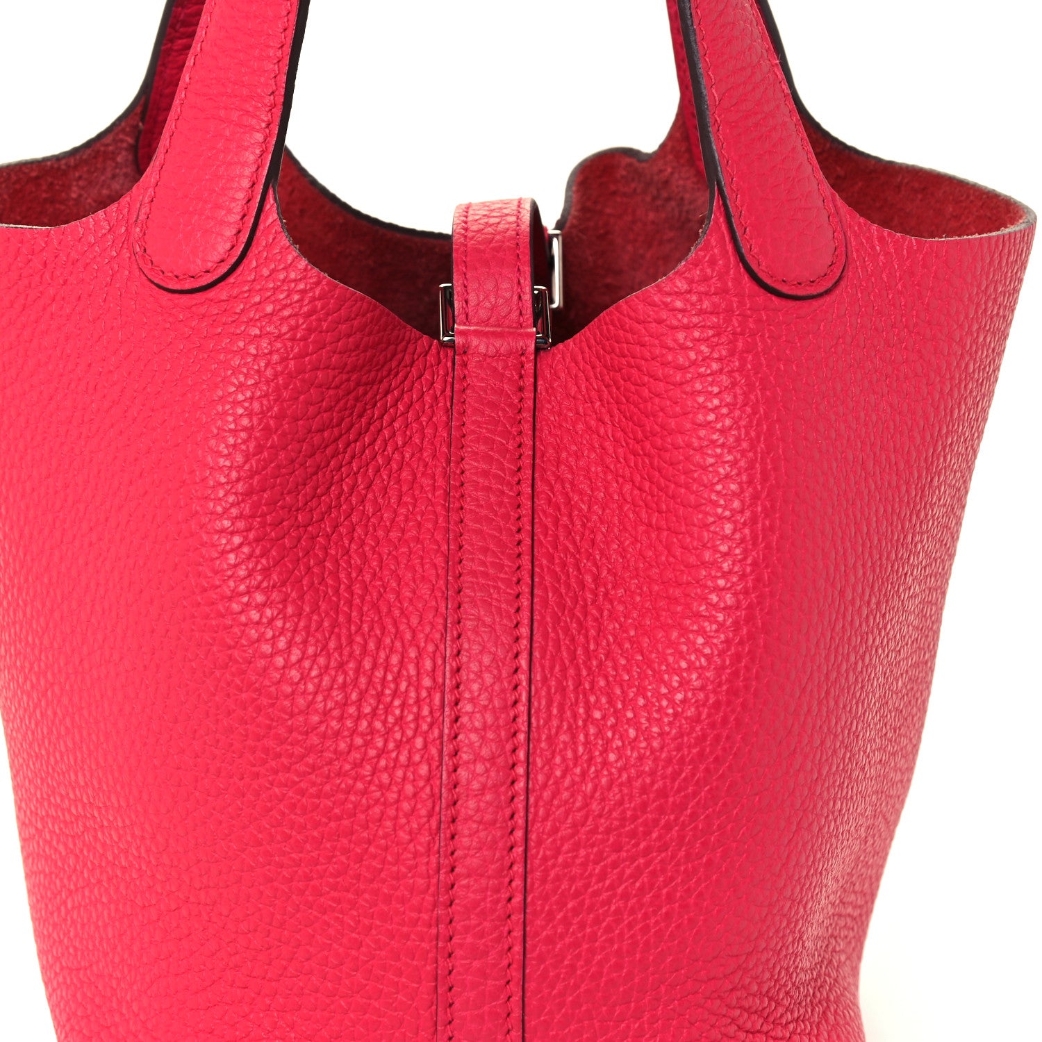 Hermes Taurillon Clemence Picotin Lock 18 PM Rose Extreme 6 of 10