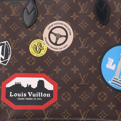 Louis Vuitton Monogram My LV World Tour Neverfull MM 7 of 9