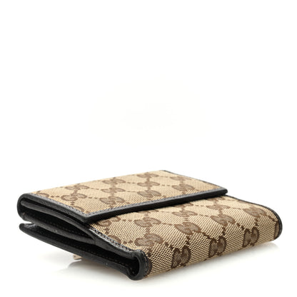Gucci Monogram Abbey Compact Wallet Dark Brown 4 of 6