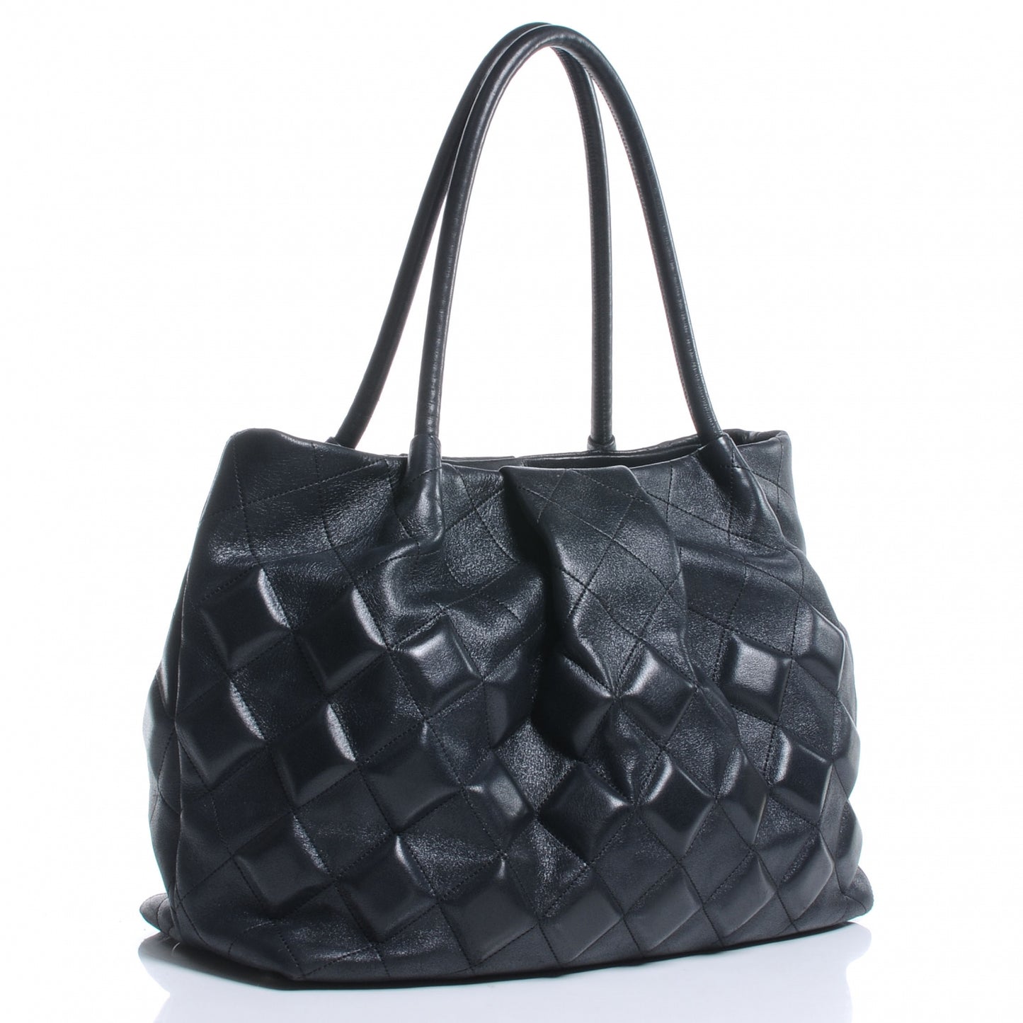 Leather Sloane Square Tote Black