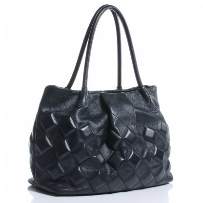 Chanel Leather Sloane Square Tote Black 3 of 7