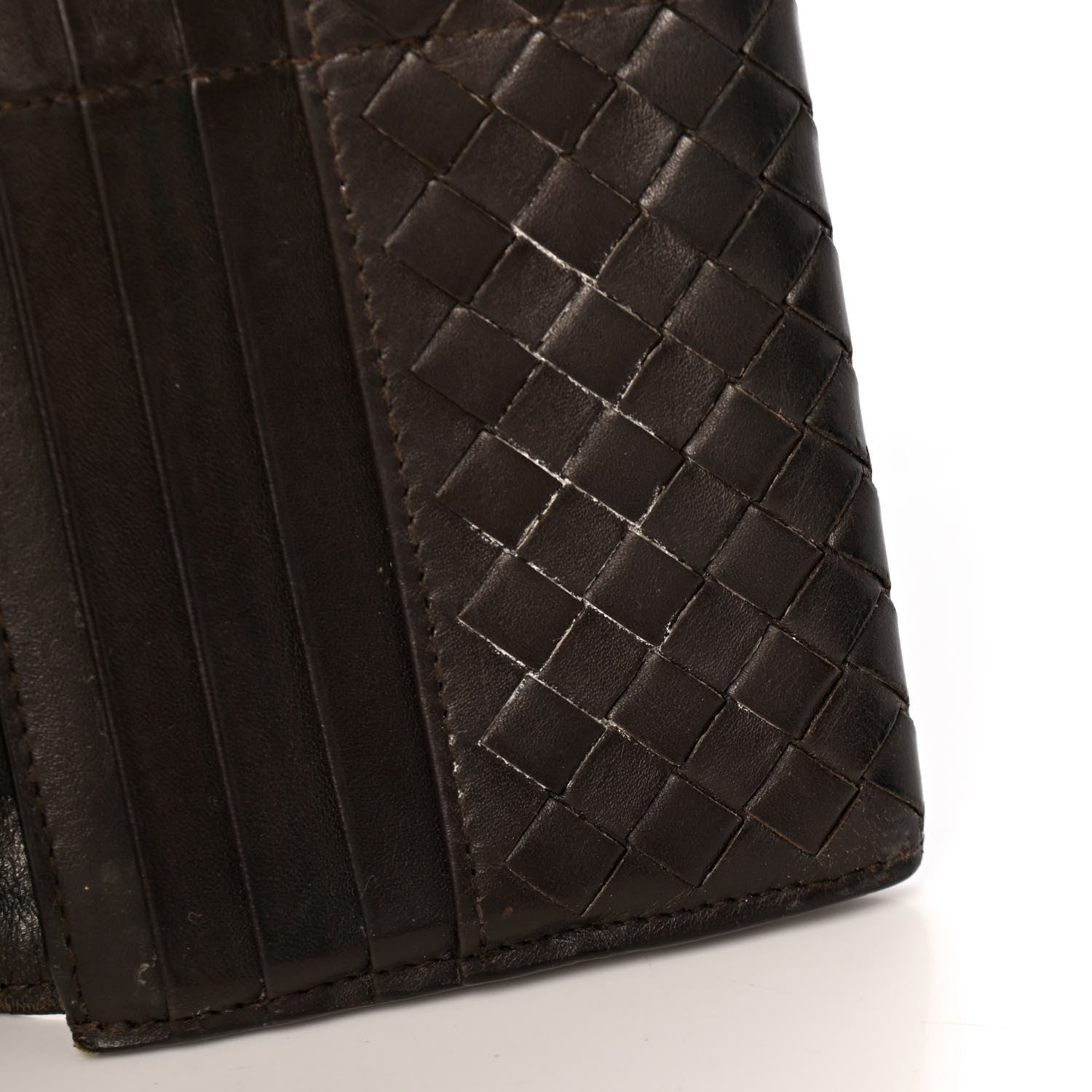Bottega Veneta Nappa Intrecciato Continental Flap Wallet Brown 7 of 9