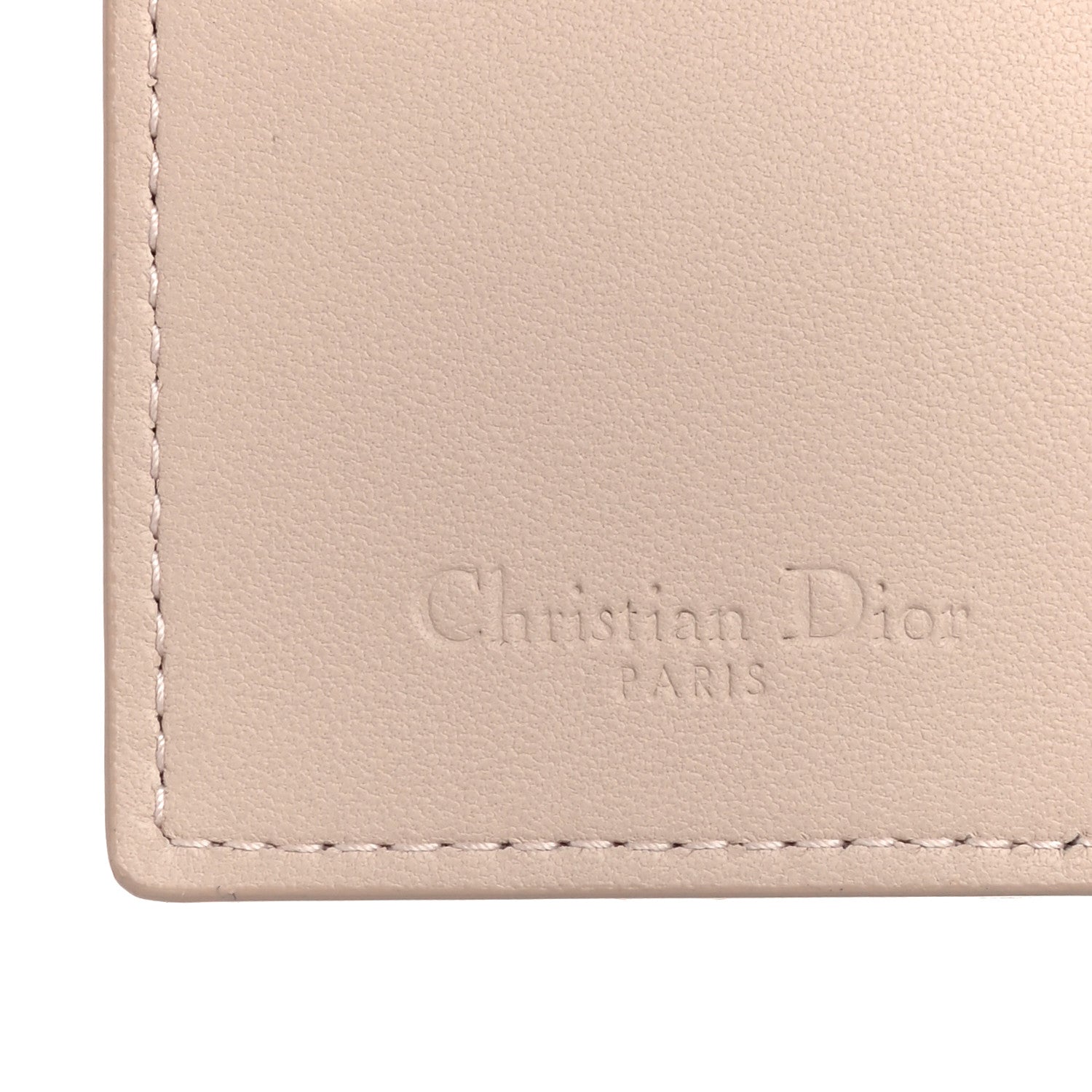 Christian Dior Lambskin Cannage Small Lady Dior Flap Card Holder Light Pink 8 of 10