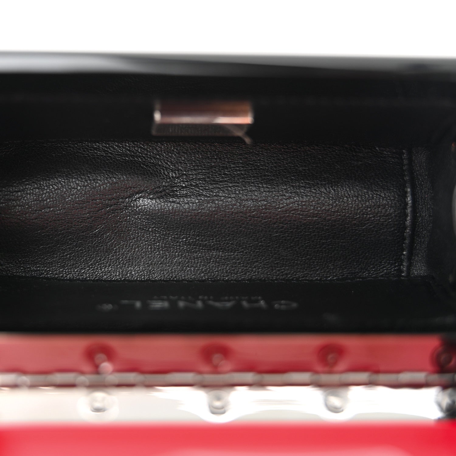 Chanel Plexiglass Plexi Coco Bag Pink Black 5 of 10