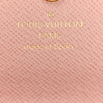 Louis Vuitton Damier Azur Rosalie Coin Purse Rose Ballerine 6 of 6