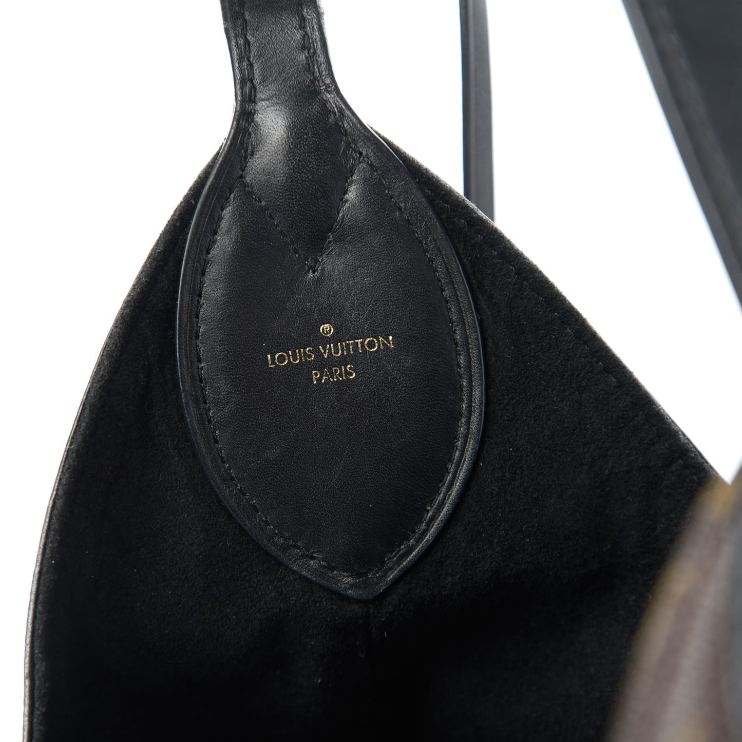 Monogram Flower Hobo Black