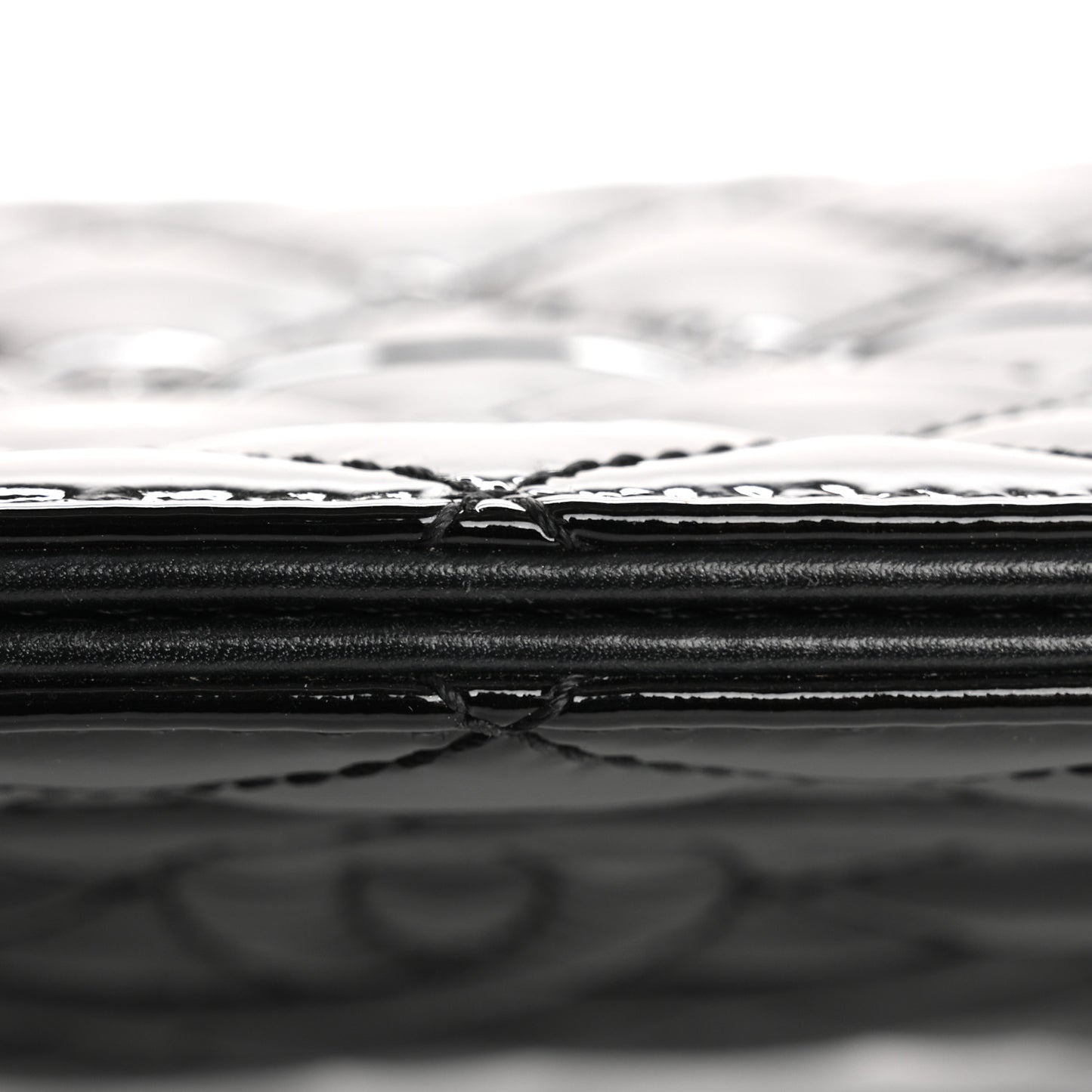 Patent CC Quilted Timeless Clutch Black