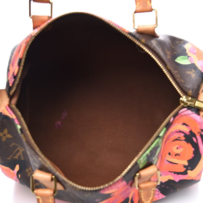Louis Vuitton Monogram Roses Speedy 30 5 of 19