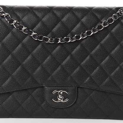 Chanel Caviar Quilted Maxi Single Flap Black 8 of 12