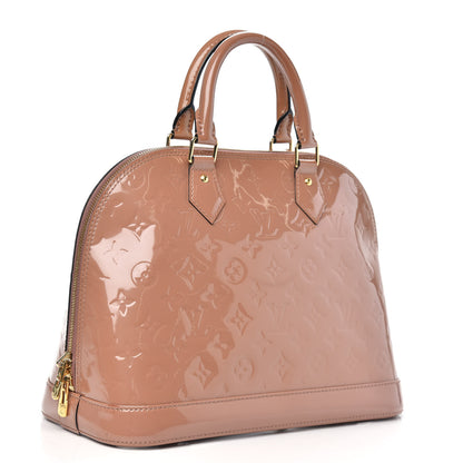 Louis Vuitton Vernis Alma PM Rose Velours 3 of 10