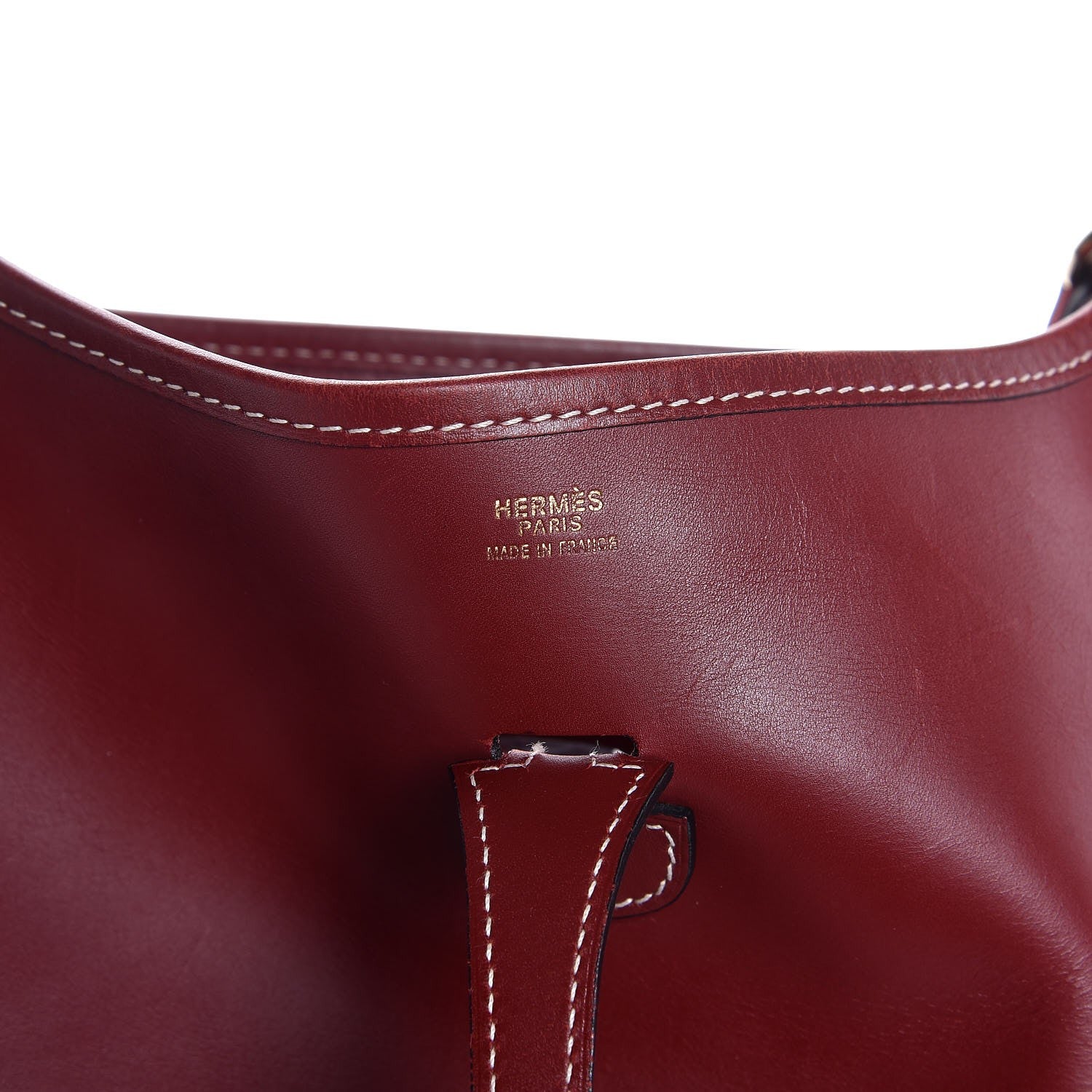 Hermes Barenia Evelyne PM Rouge H 6 of 8