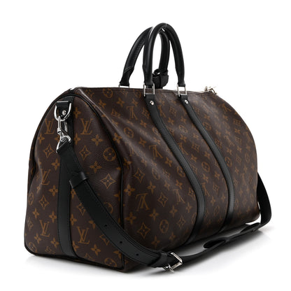 Louis Vuitton Monogram Macassar Keepall Bandouliere 45 2 of 8