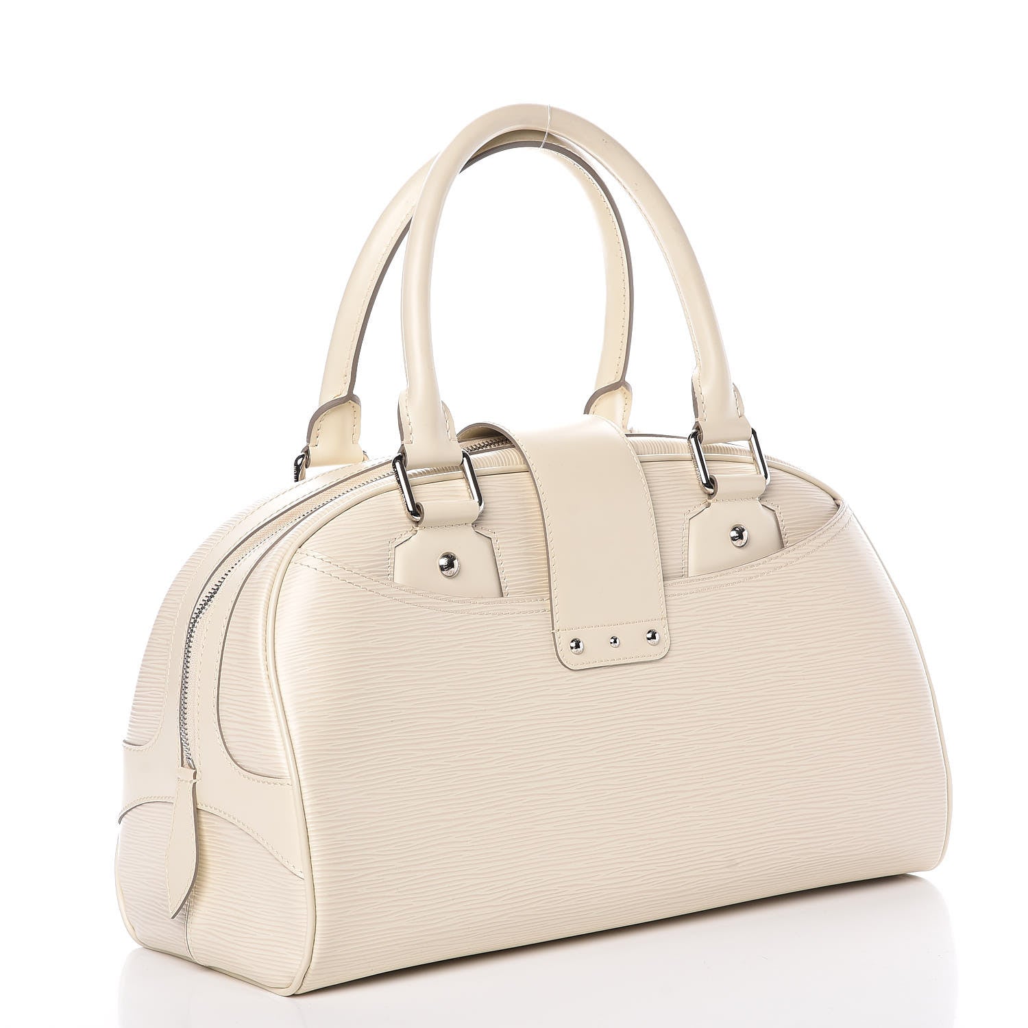 Louis Vuitton Epi Bowling Montaigne GM Ivory 3 of 14