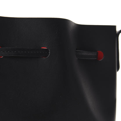 Mansur Gavriel Calfskin Mini Bucket Bag Black Flamma 10 of 10