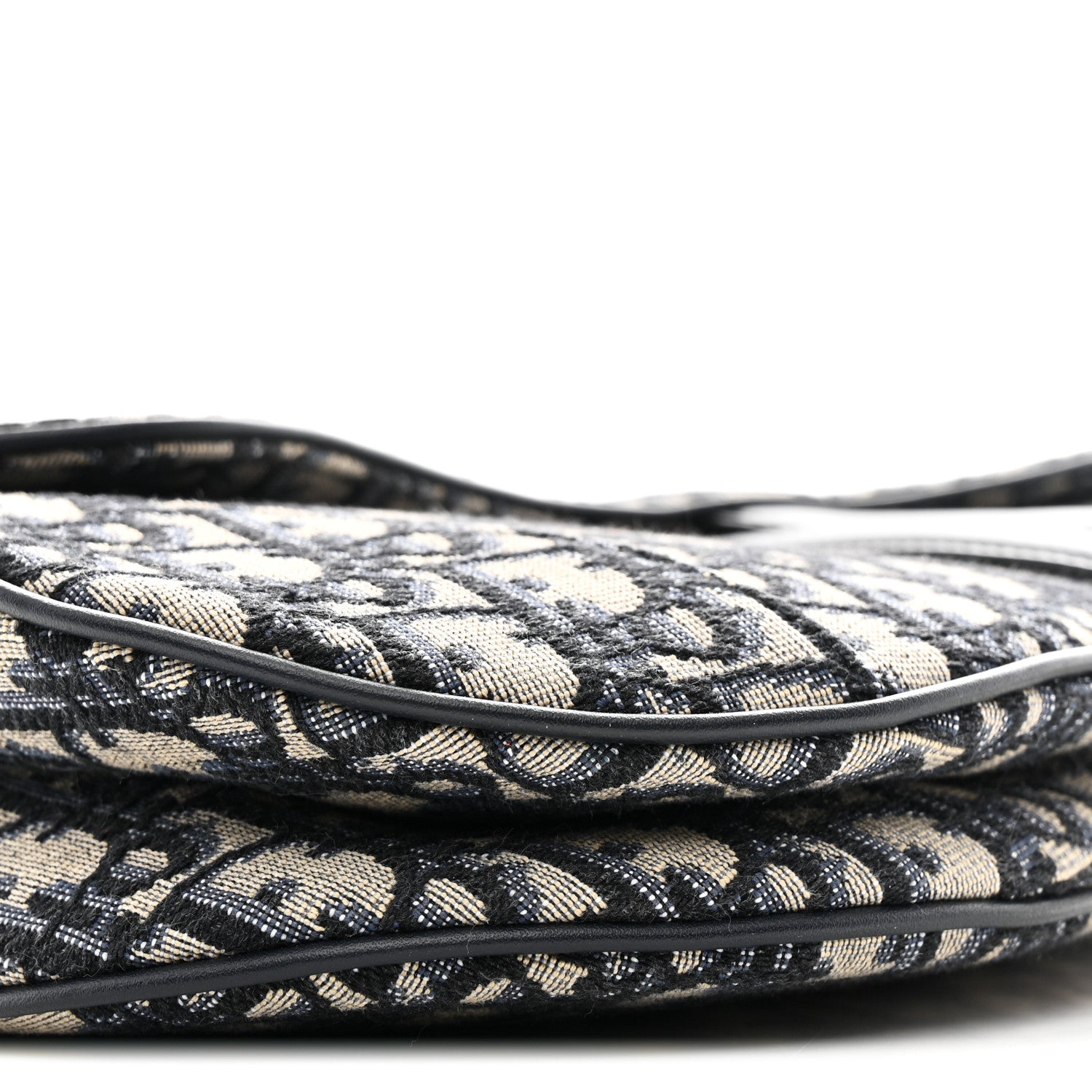 Christian Dior Oblique Saddle Bag Blue 9 of 10