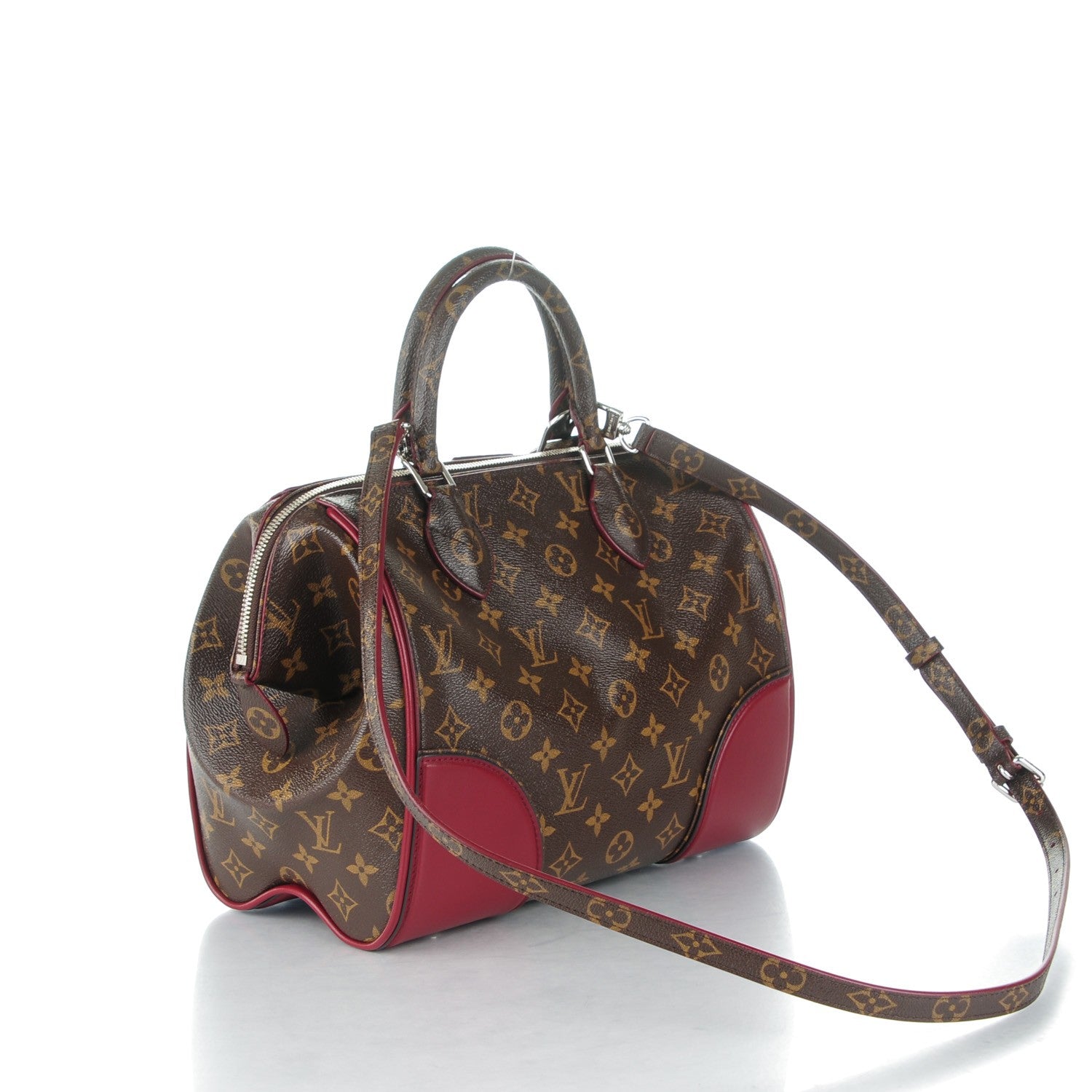 Louis Vuitton Monogram Shine Doc PM Bordeaux 3 of 7