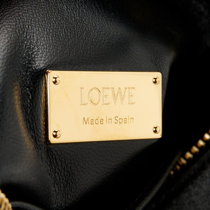 Loewe Nappa Lambskin Small Featherlight Puzzle Bag Black 6 of 11