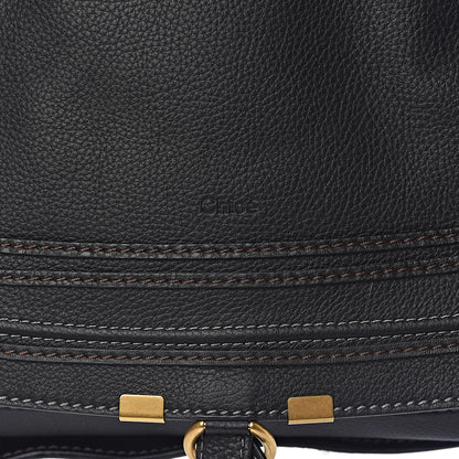 Chloe Calfskin Large Marcie Satchel Black 10 of 10