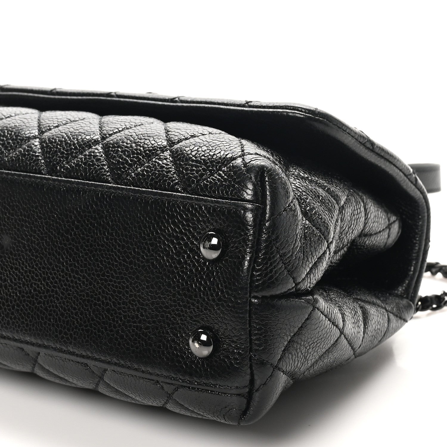 Chanel Caviar Quilted Mini Coco Handle Flap So Black 10 of 12