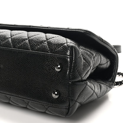 Chanel Caviar Quilted Mini Coco Handle Flap So Black 10 of 12