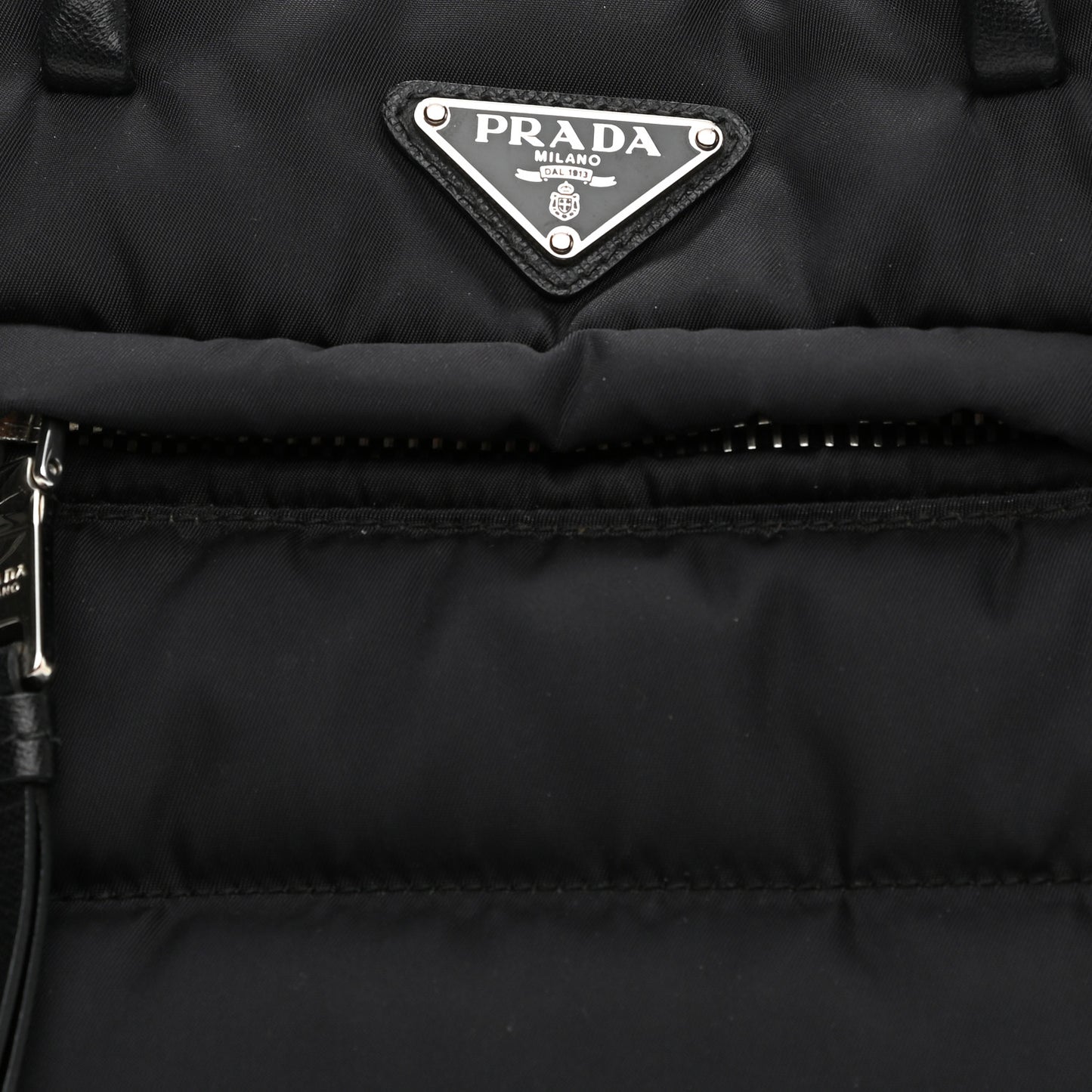 Tessuto Nylon Bomber Tote Black