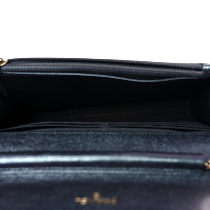 Chanel Iridescent Caviar Quilted Wallet On Chain WOC Black 5 of 11