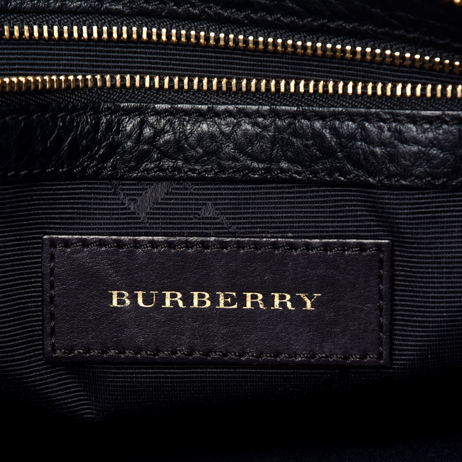 Burberry Signature Grain Calfskin Check Embossed Small Chichester Crossbody Clutch Bag Black 6 of 9