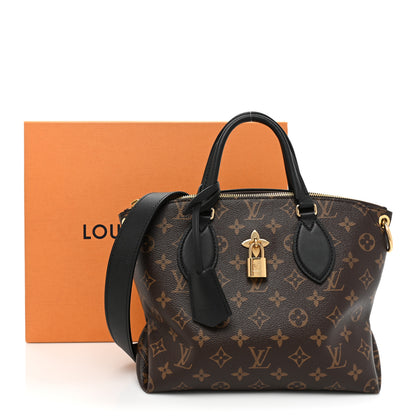 Louis Vuitton Monogram Flower Zipped Tote PM Black 11 of 11