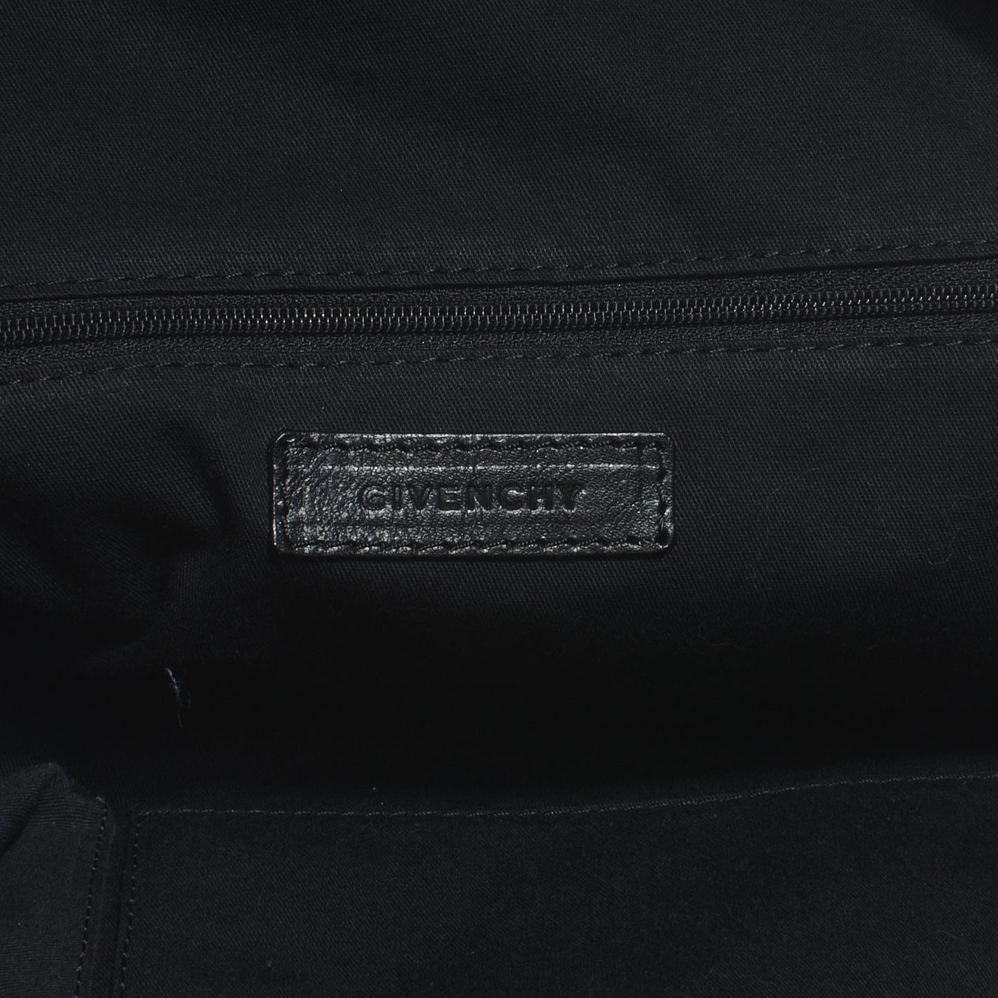 Calfskin Crocodile Embossed Large Nightingale Black