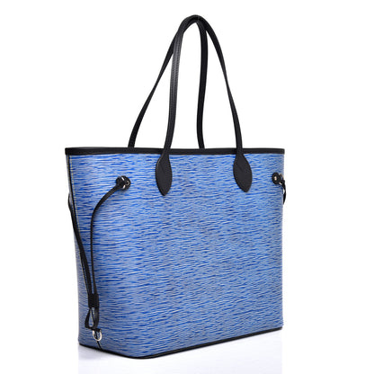 Louis Vuitton Epi Neverfull MM Denim Light 4 of 12