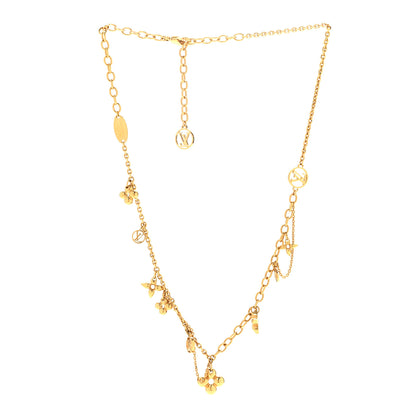 Louis Vuitton Metal Blooming Supple Necklace Gold 3 of 7