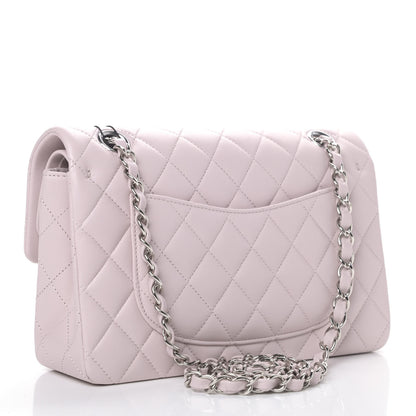 Chanel Lambskin Quilted Small Double Flap Light Purple 2 of 3