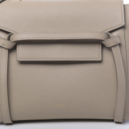 Celine Baby Grained Calfskin Micro Belt Bag Light Taupe 9 of 13