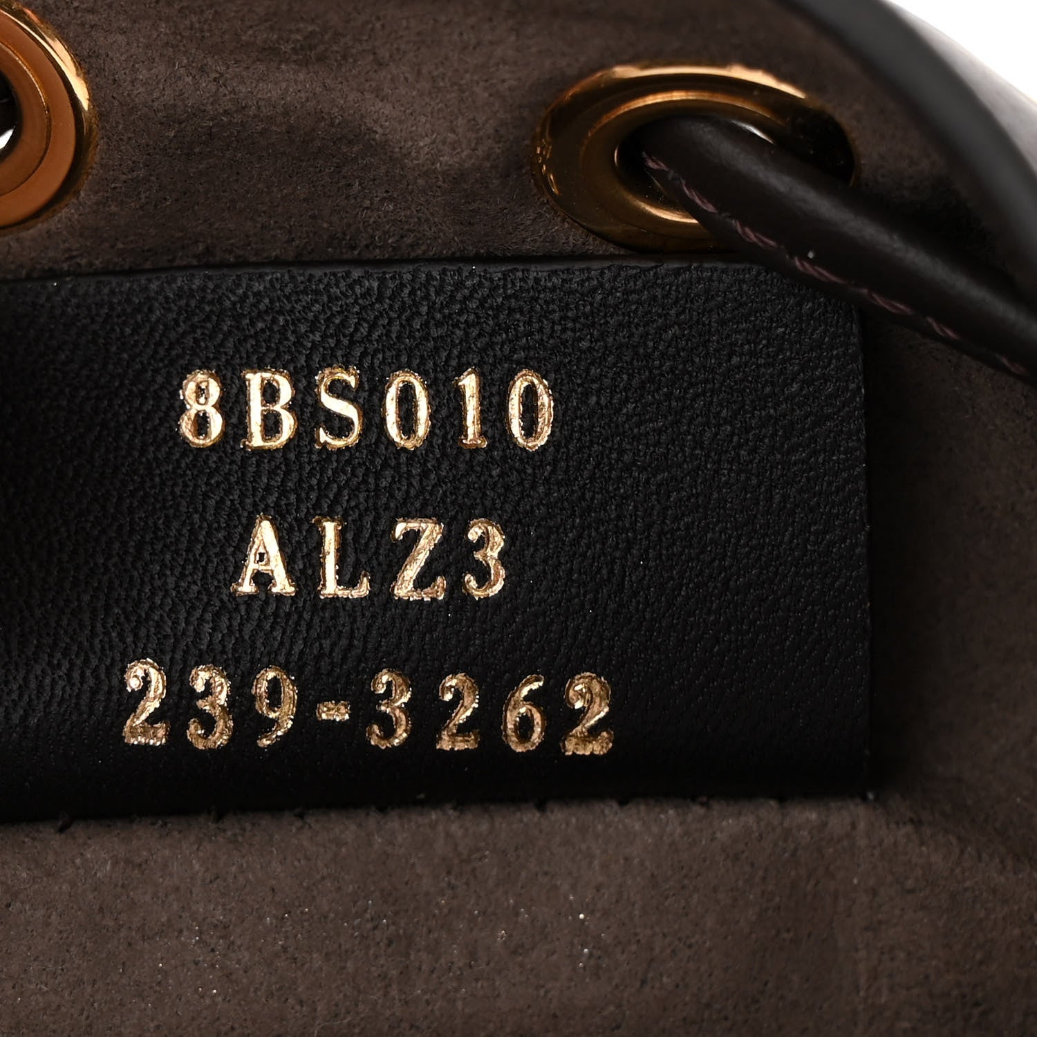 Fendi Fabric Jacquard Paillettes Vitello Seta FF 1974 Embroidered Mini Mon Tresor Bucket Bag Tobacco Moro 7 of 10