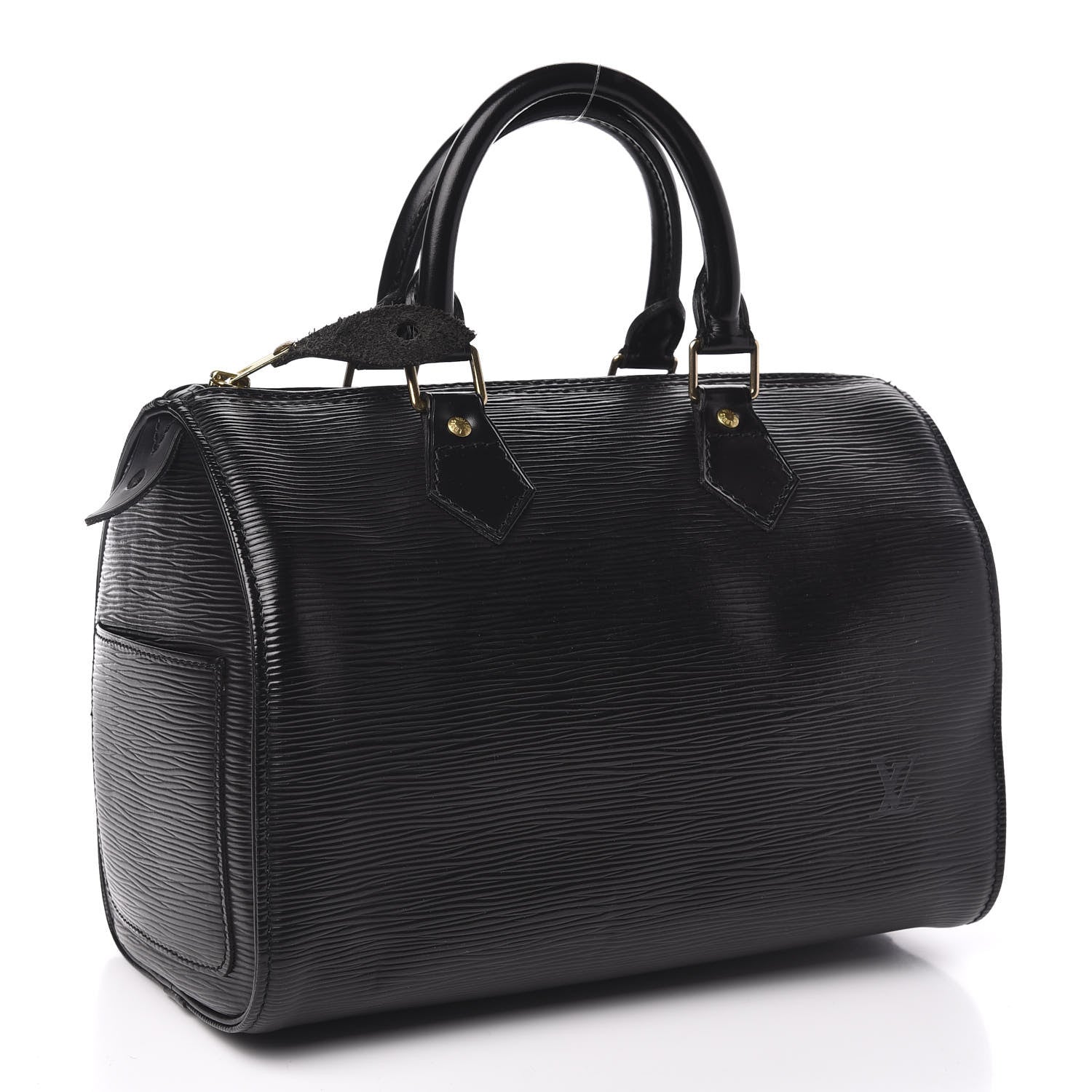 Louis Vuitton Epi Speedy 25 Black 3 of 10