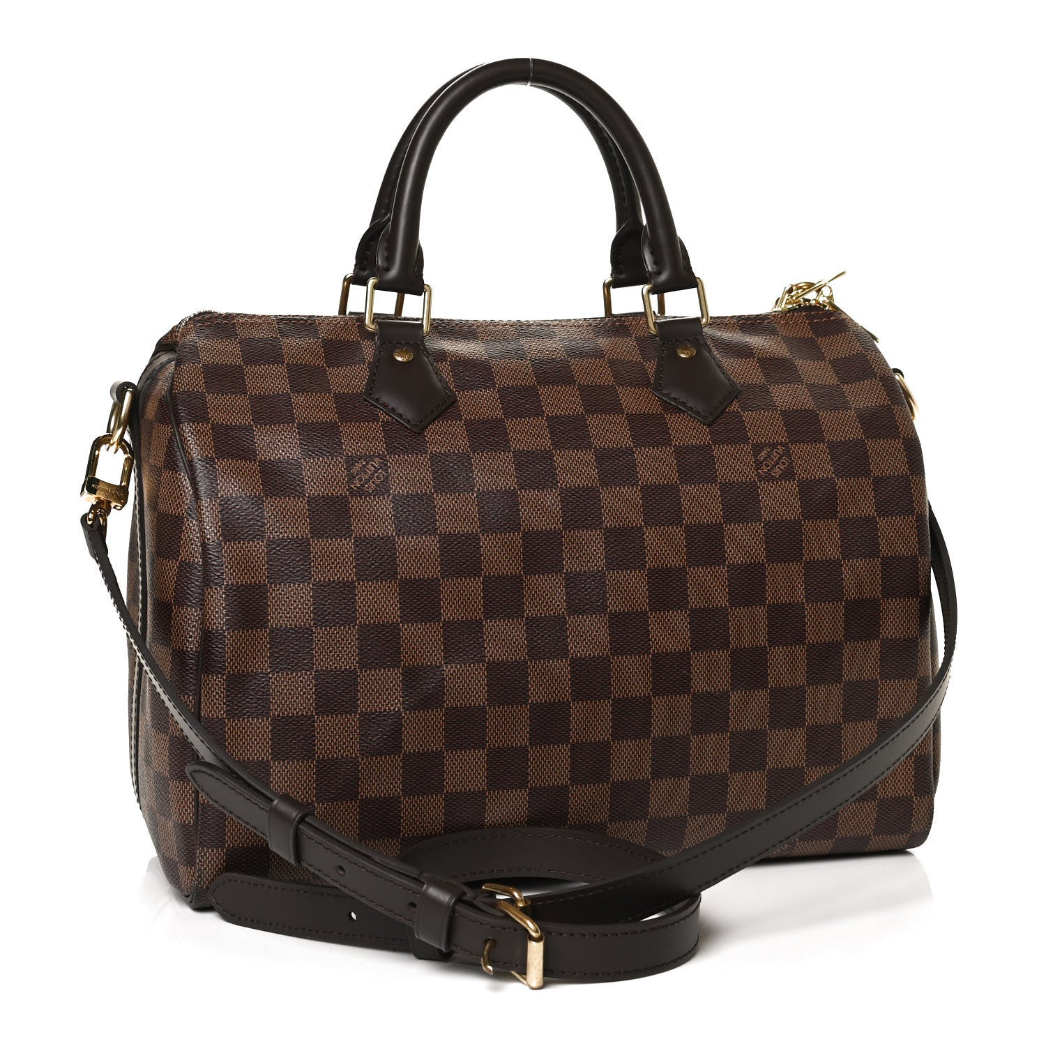 Louis Vuitton Damier Ebene Speedy Bandouliere 30 3 of 10