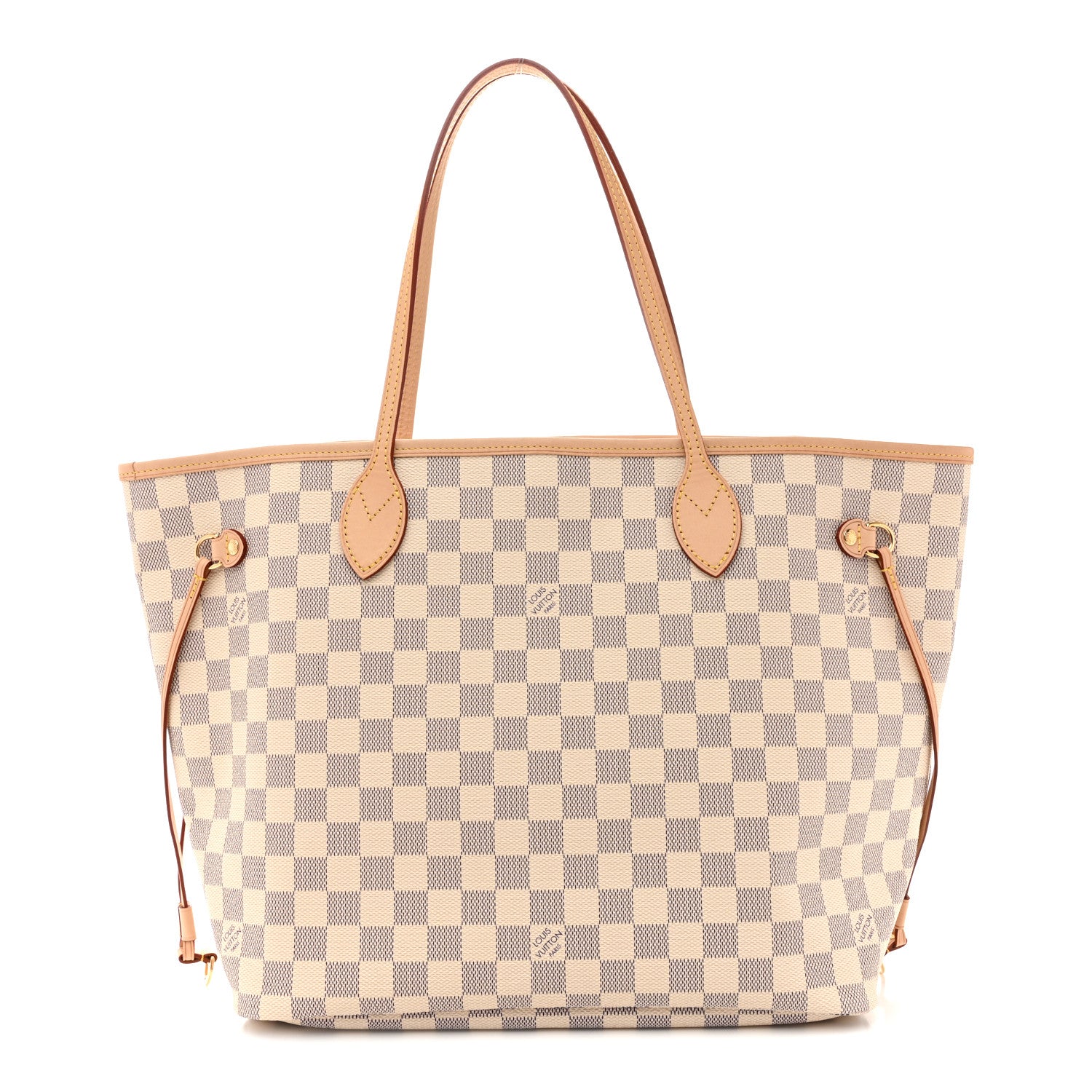 Louis Vuitton Damier Azur Neo Neverfull MM Rose Ballerine 1 of 10