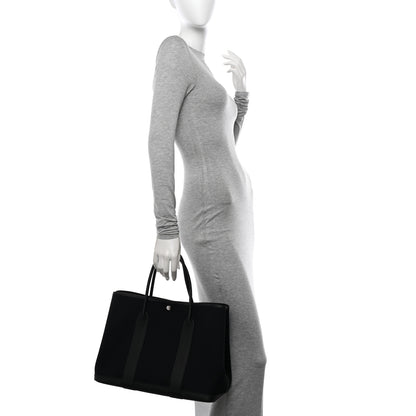 Hermes Toile Negonda Garden Party Tote 36 MM Black 2 of 10