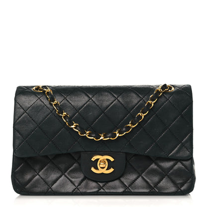 Chanel Lambskin Quilted Small Double Flap Black 1 of 17
