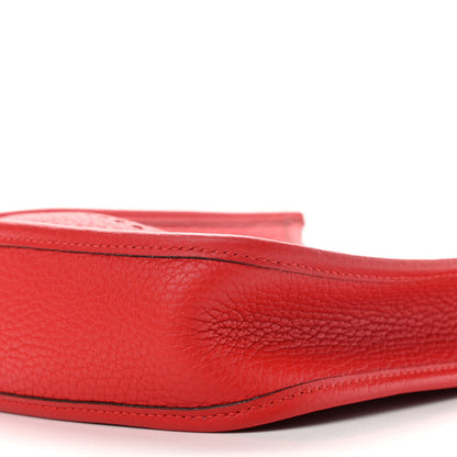 Hermes Taurillon Clemence Evelyne TPM Rouge Tomate Rouge Pivoine 9 of 11
