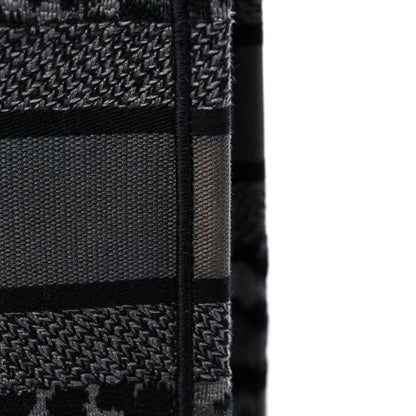 Christian Dior Canvas Mizza Embroidered Large Leopard Book Tote Grey 15 of 16