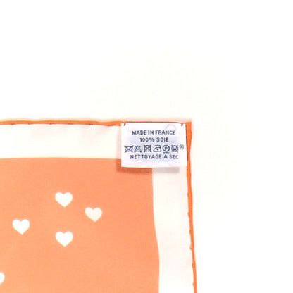 Hermes Silk Story 90 Scarf Abricot Beige Vert 4 of 4