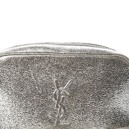Saint Laurent Metallic Lambskin Monogram Lou Belt Bag Argento 10 of 10