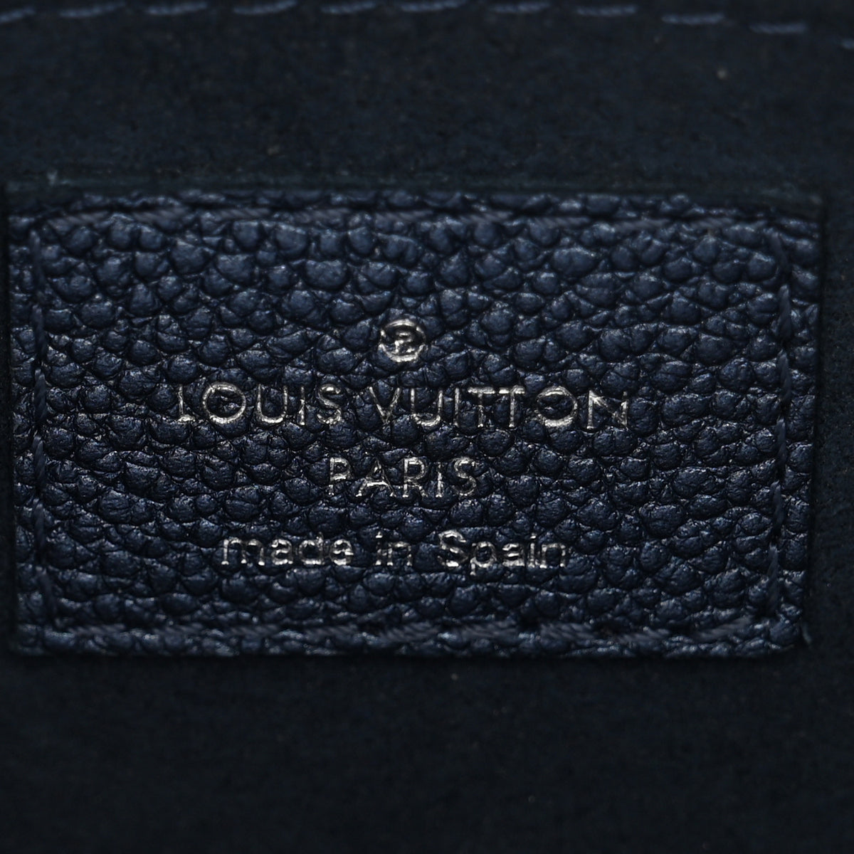 Metallic Empreinte Monogram Giant Speedy Bandouliere 20 Navy Nacre