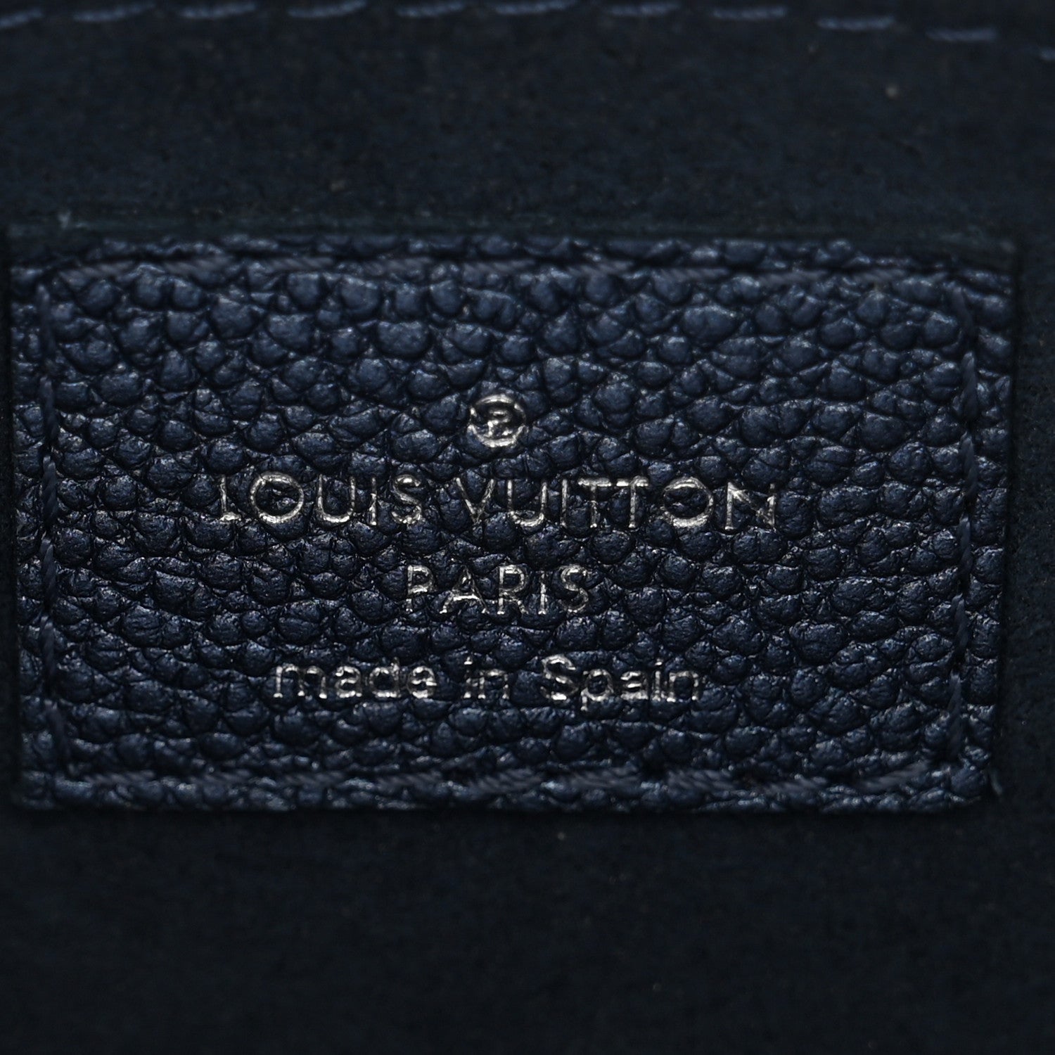 Louis Vuitton Metallic Empreinte Monogram Giant Speedy Bandouliere 20 Navy Nacre 5 of 8