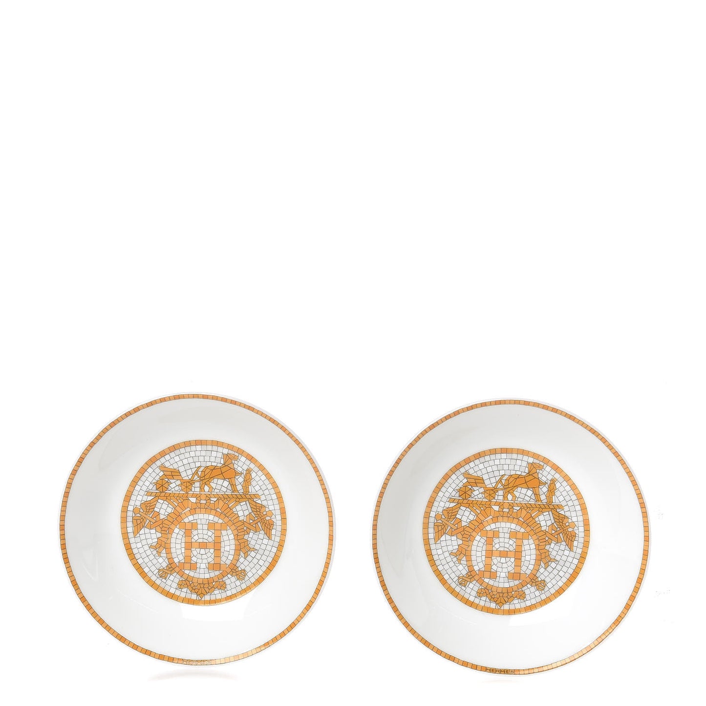 Porcelain Mosaique au 24 Soy Dish Set of 2