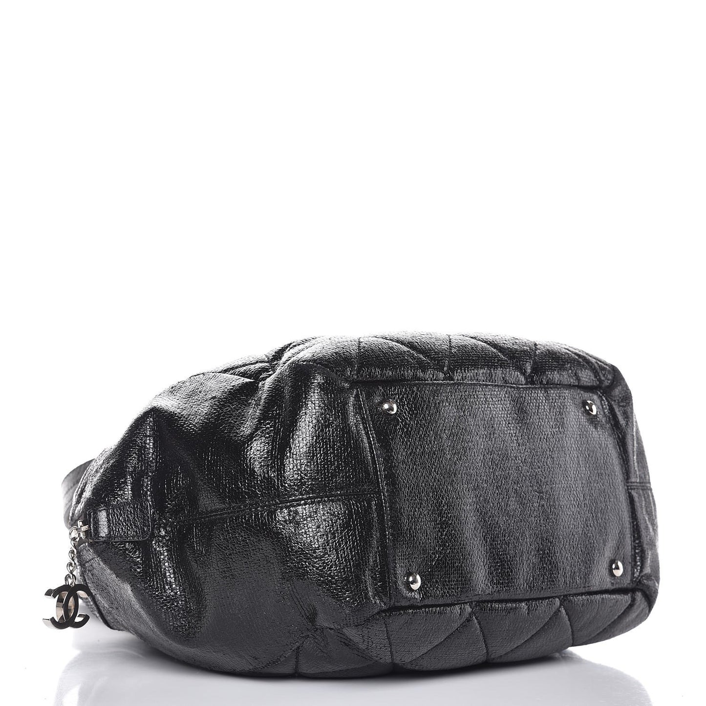 Coated Canvas Paris Biarritz Satchel Black