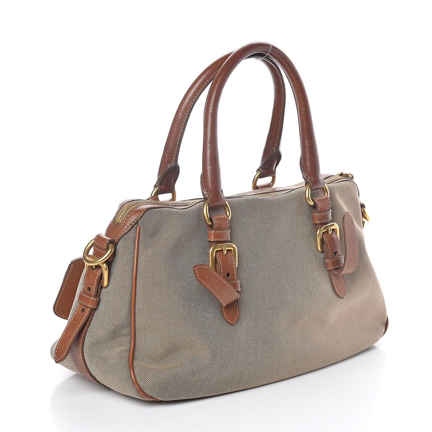 Jacquard Logo Handbag Corda Brandy